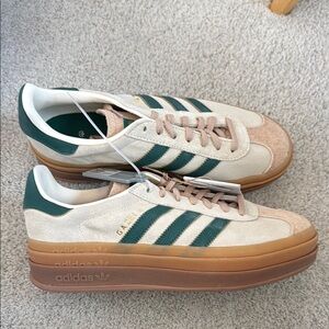 Adidas Gazelle Bold Green & Cream